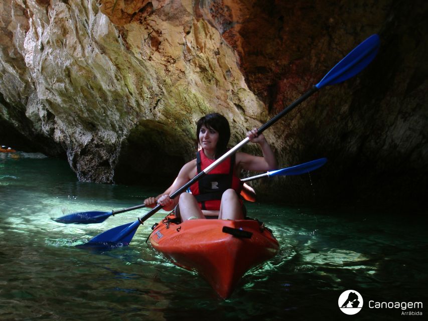 Sesimbra: Arrábida Natural Park Guided Kayaking Tour - Caves, cliffs, and that stop on the sand