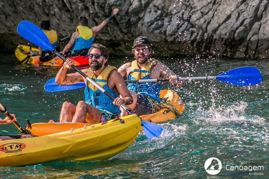 Sesimbra: Arrábida Natural Park Guided Kayaking Tour - The 3-hour plan on the water: what happens after you meet your guide