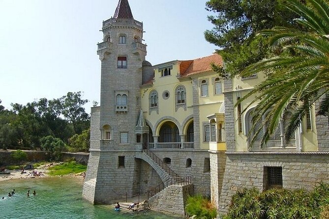 Sintra Cascais Private Tour with Pena Palace and Mouros Castle - Cascais old center, then Boca do Inferno cliff views