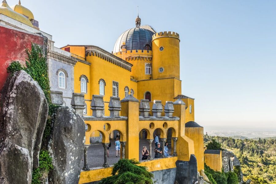 Sintra: Pena Palace and Park Entrance Ticket - Getting There From Lisbon: Train to Sintra, Bus to the Palace