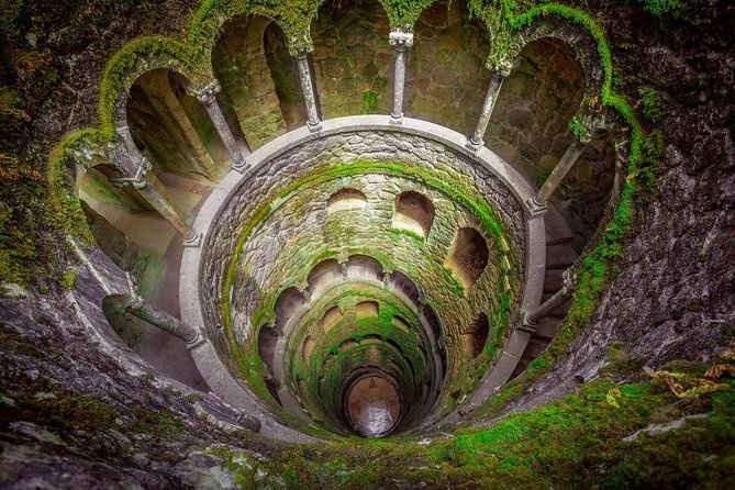 Sintra, Pena Palace and Quinta da Regaleira from Lisbon - Quinta da Regaleira: Initiation Well and the architecture that feels symbolic