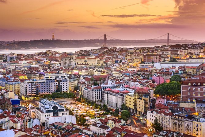 The Lisbon City Tour with Tickets - 25 de Abril Bridge and the Tagus: start with Lisbon’s big visual anchor