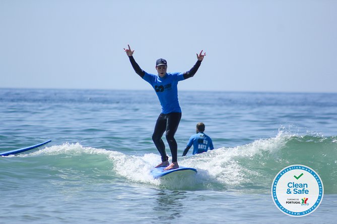 The Surf Instructor in Costa da Caparica - What Happens on the Sand: Warm-Up, Quick Theory, and Safety